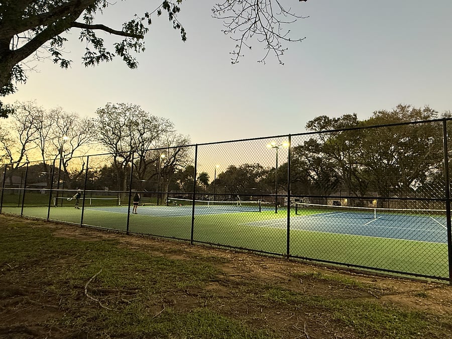 Community tennis and pickleball courts conveniently located within walking distance.