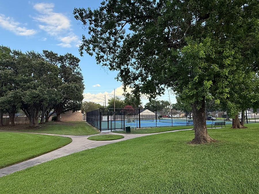 Community tennis and pickleball courts conveniently located within walking distance