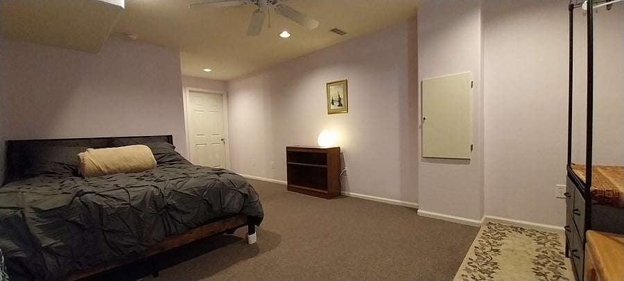 Bedroom with private bathroom