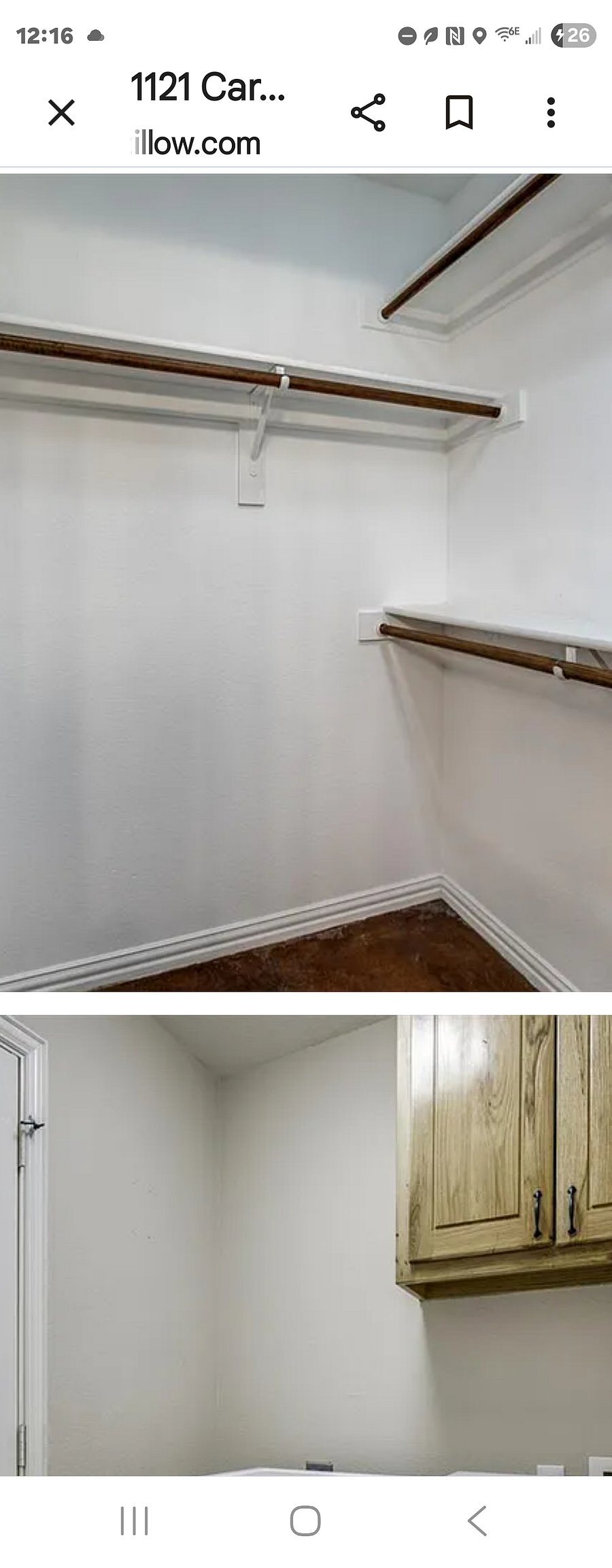 Master closet