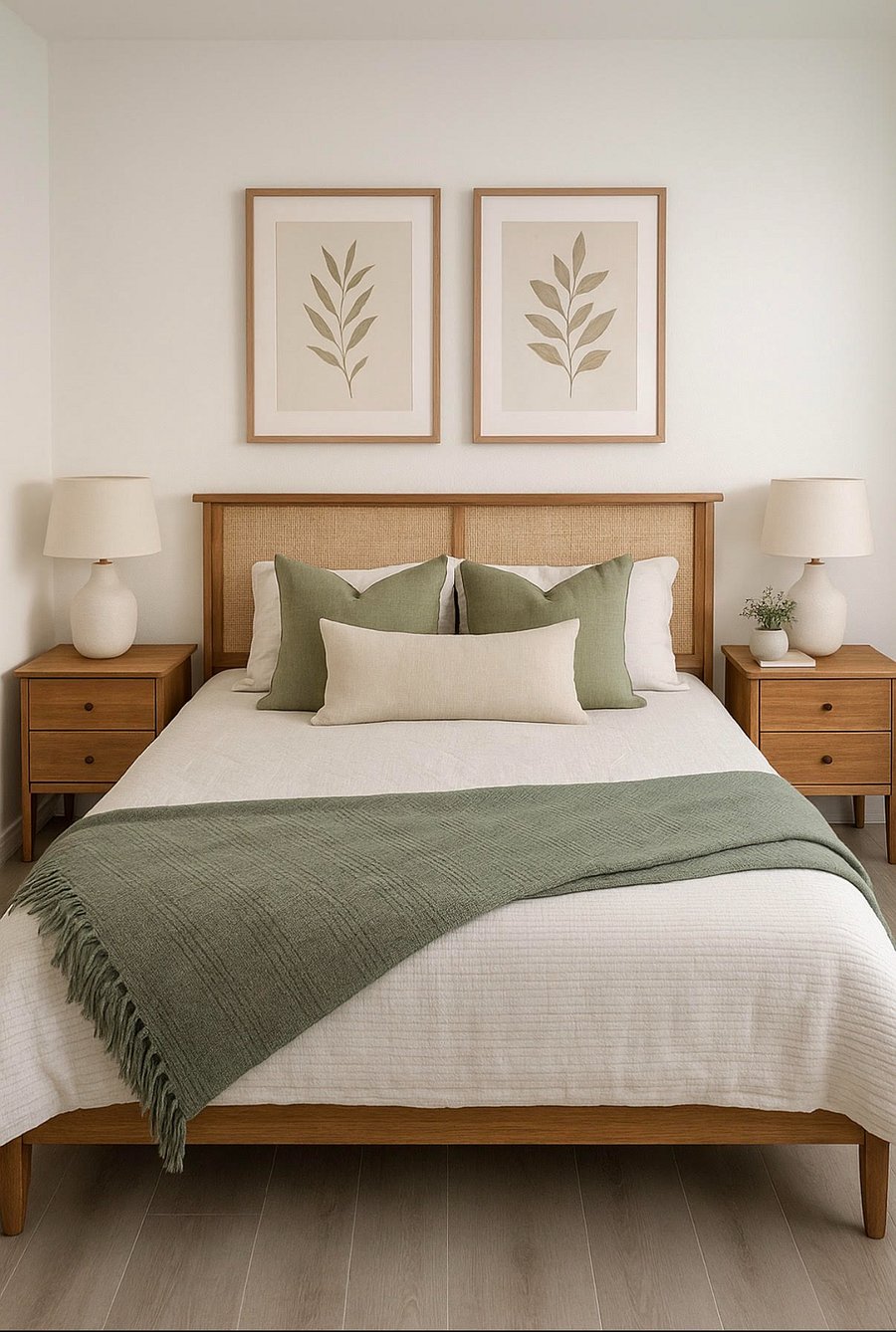Large 2nd bedroom with king bed
