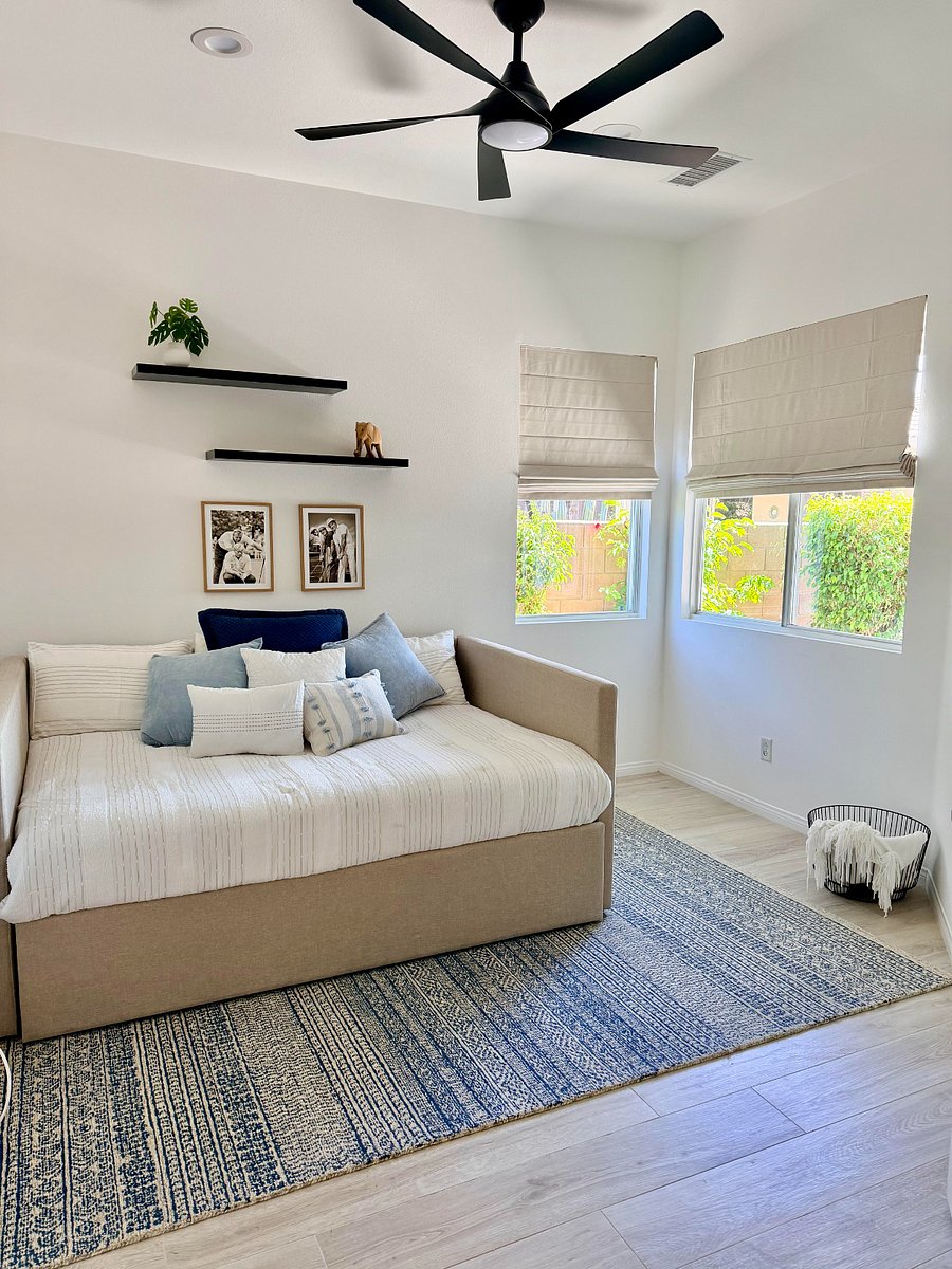 3rd bedroom includes full bed with pull-out twin trundle