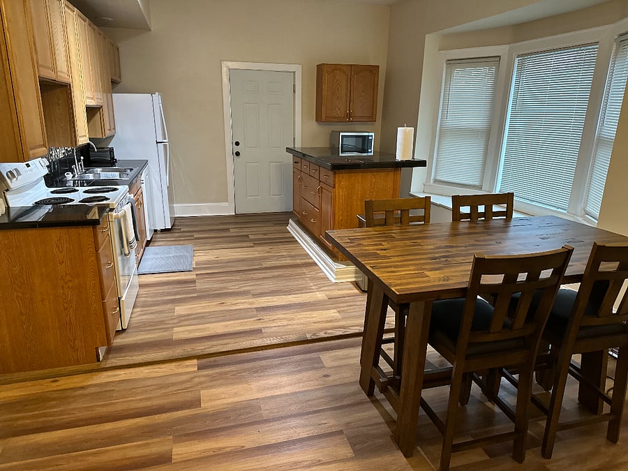 Kitchen and Eating Area