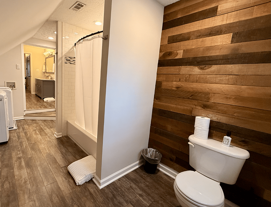 Upstairs Full Bath - Shower Area