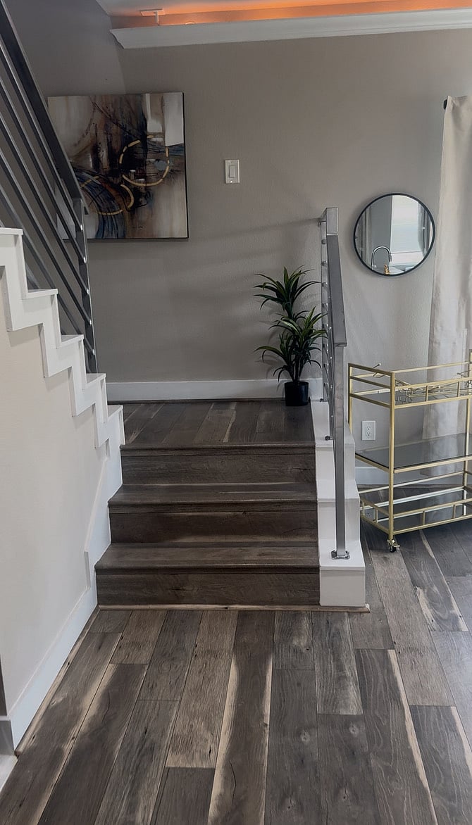 Stairs to third floor