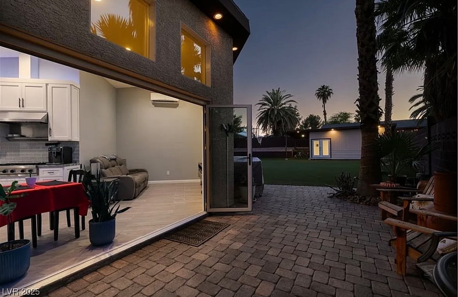 There is now a small fence separating larger yard. Small yard for you included with turf.