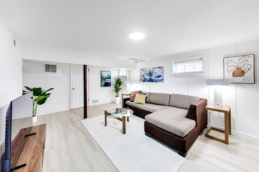 Fun and Peaceful Finished Lower Level