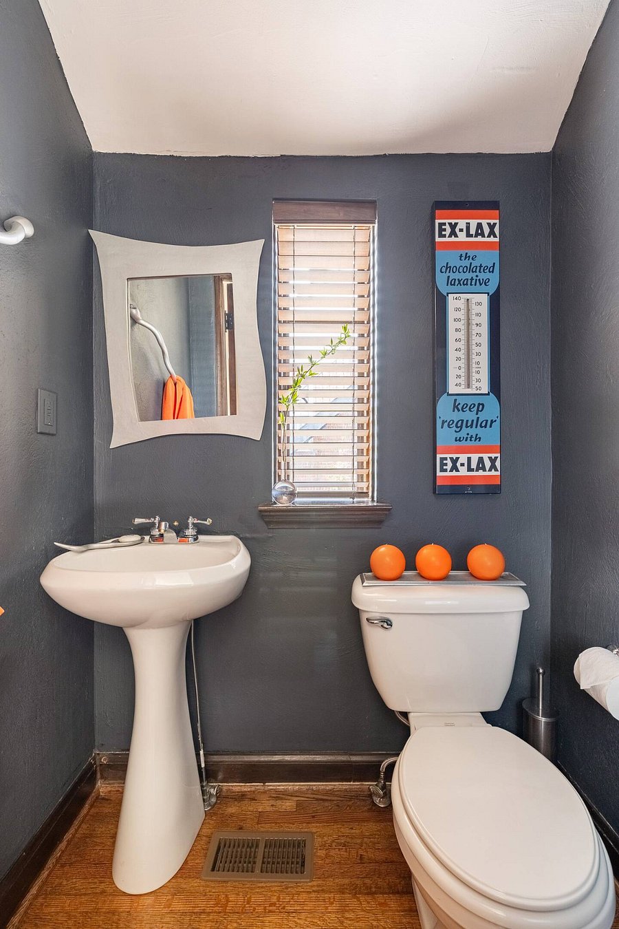 First floor powder room