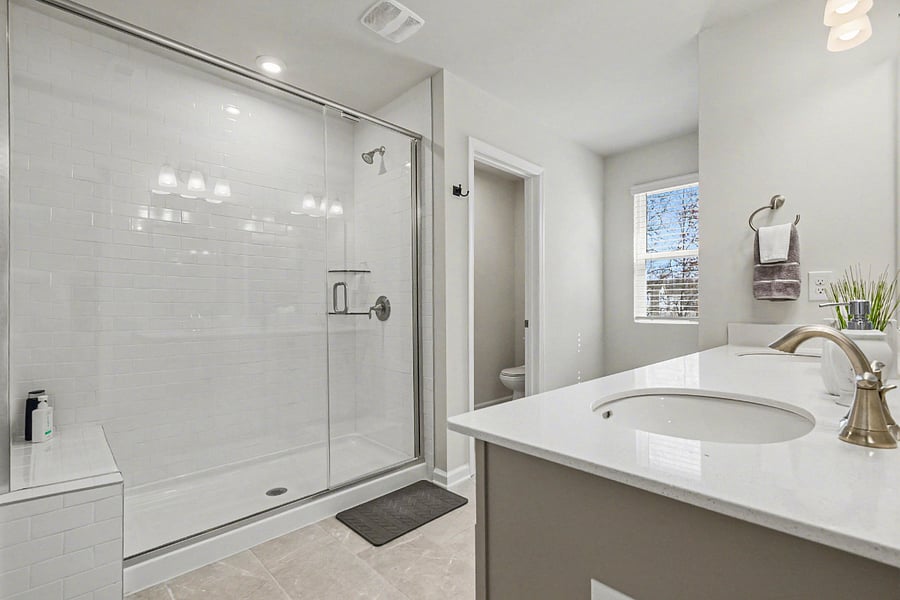 Master bathroom suite