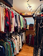 Master closet. 