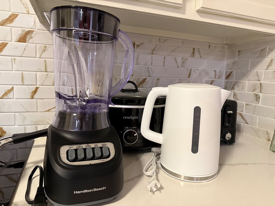 Blender and electric Kettle