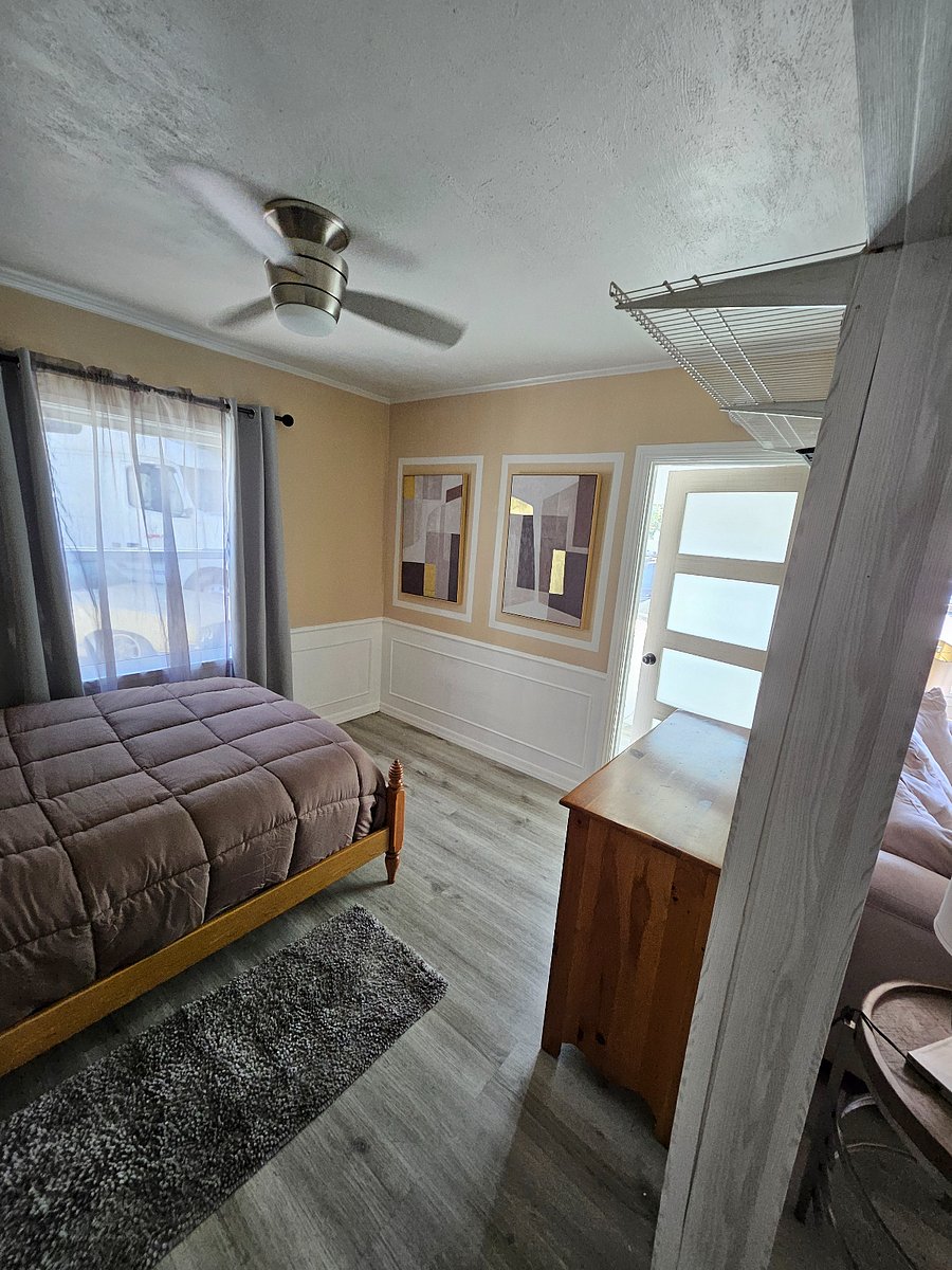 door to closet and sun rm