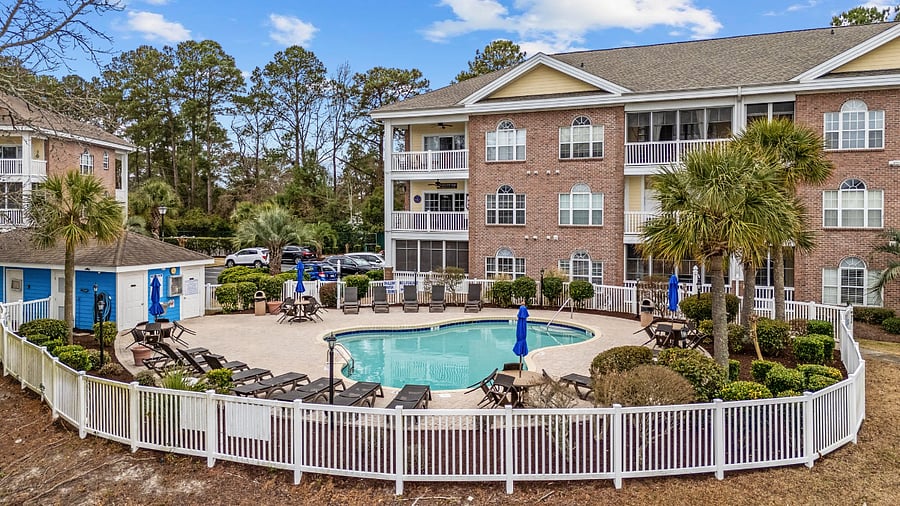 Quiet, well-kept property with pools. Take a dip after a busy day and unwind.