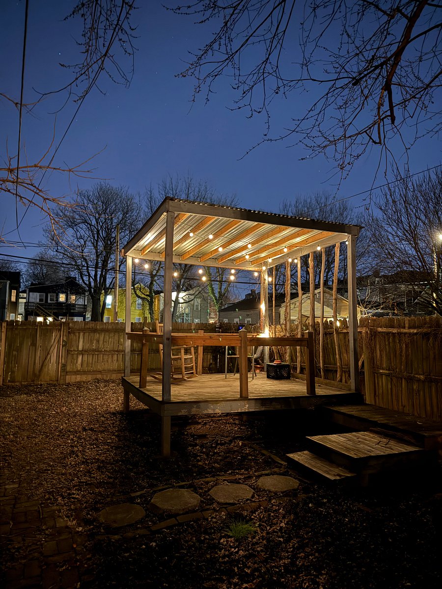 Backyard Pergola, perfect for quiet Summer Nights