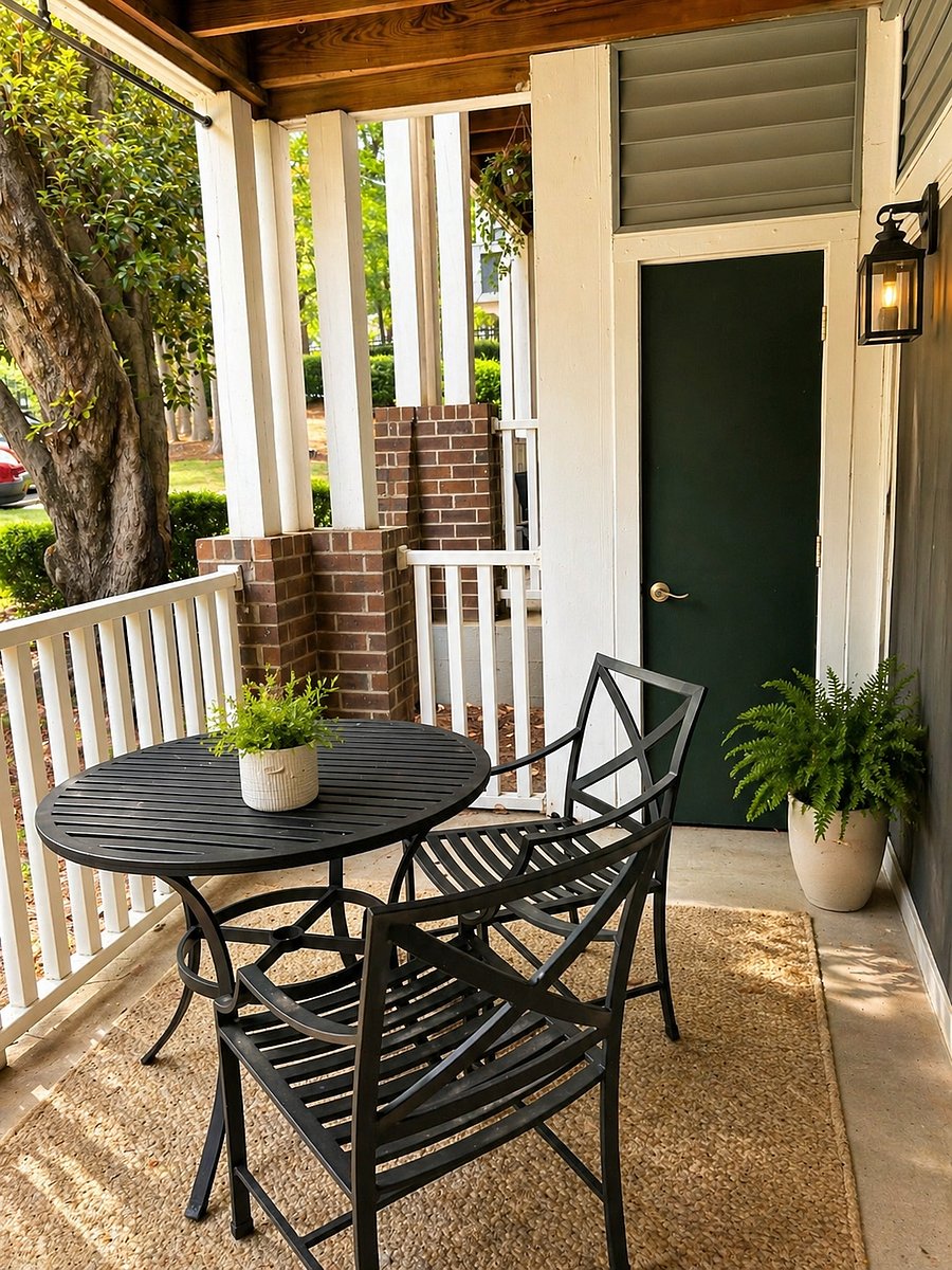 Wonderful, quite space for morning coffee, afternoon lunch or post work cocktails!