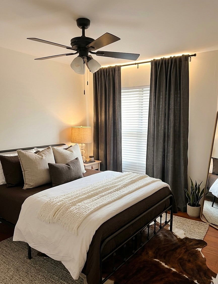 Brand new Queen Nectar mattress. Closet with cabinets and hanging rod. Blackout curtains and extra linens.