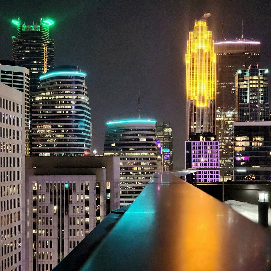 Roof top with 360 views.
