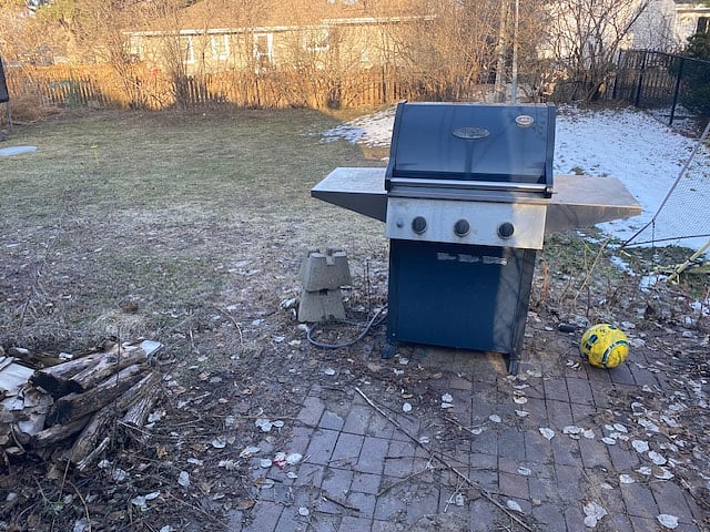 Backyard great for BBQ's!