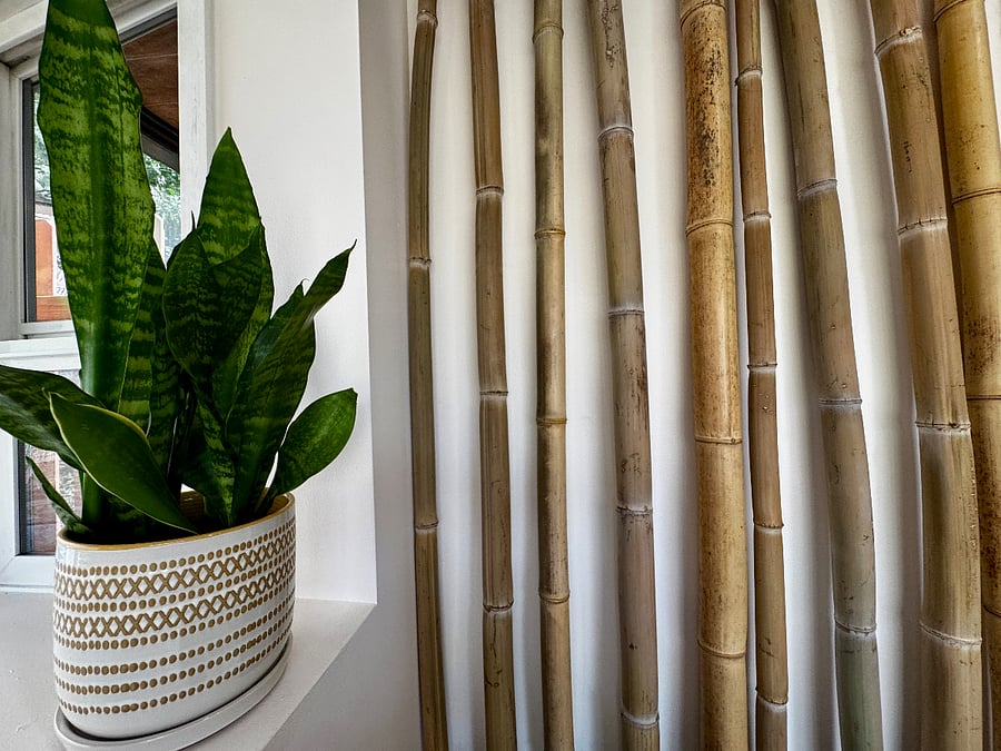 Timber bamboo art

