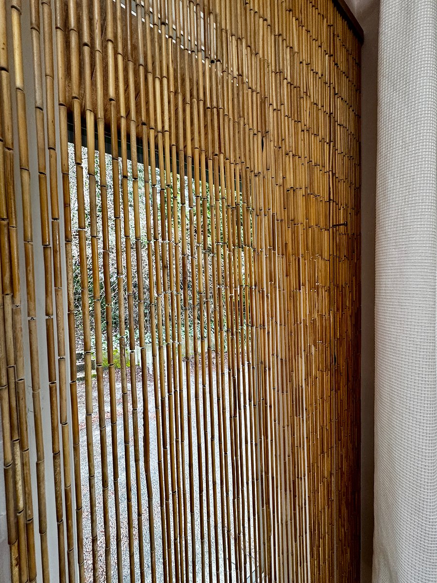 These strings of bamboo came from a custom Japanese home built here in Washington on our local Bainbridge Island.
