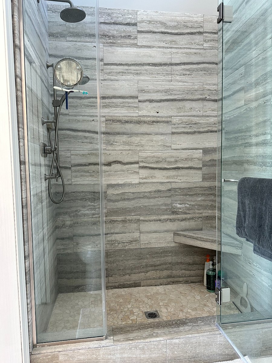 Master bathroom shower room