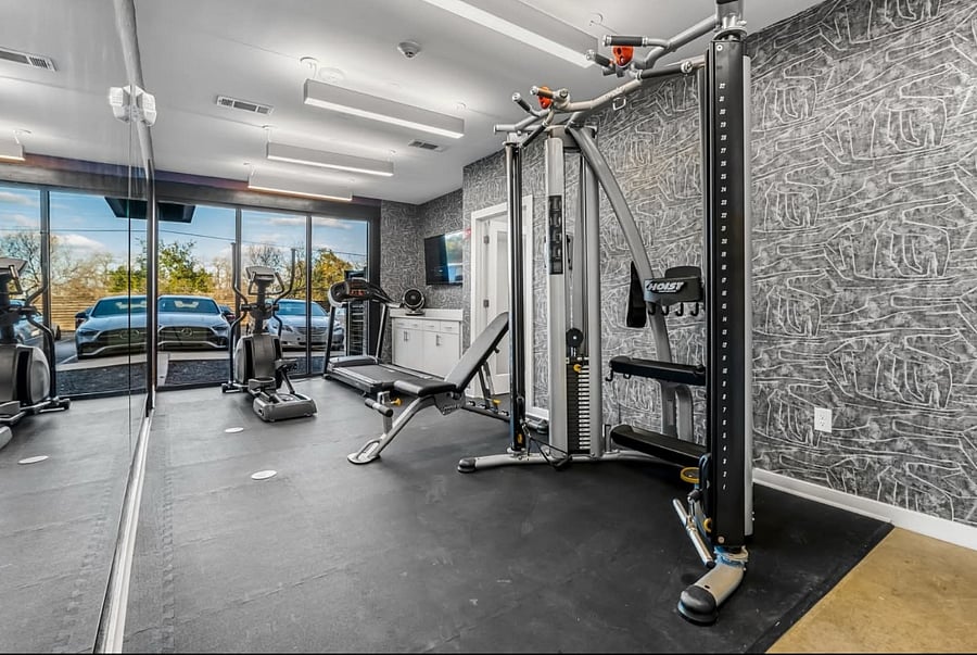 Complex gym.