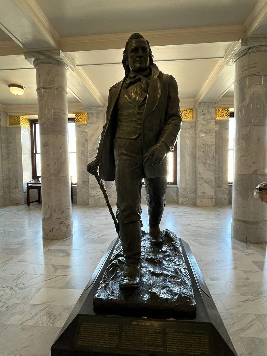 State Capital, sculpture of Founder of Salt Lake City: Brigham Young (10 min. Drive from rental) 