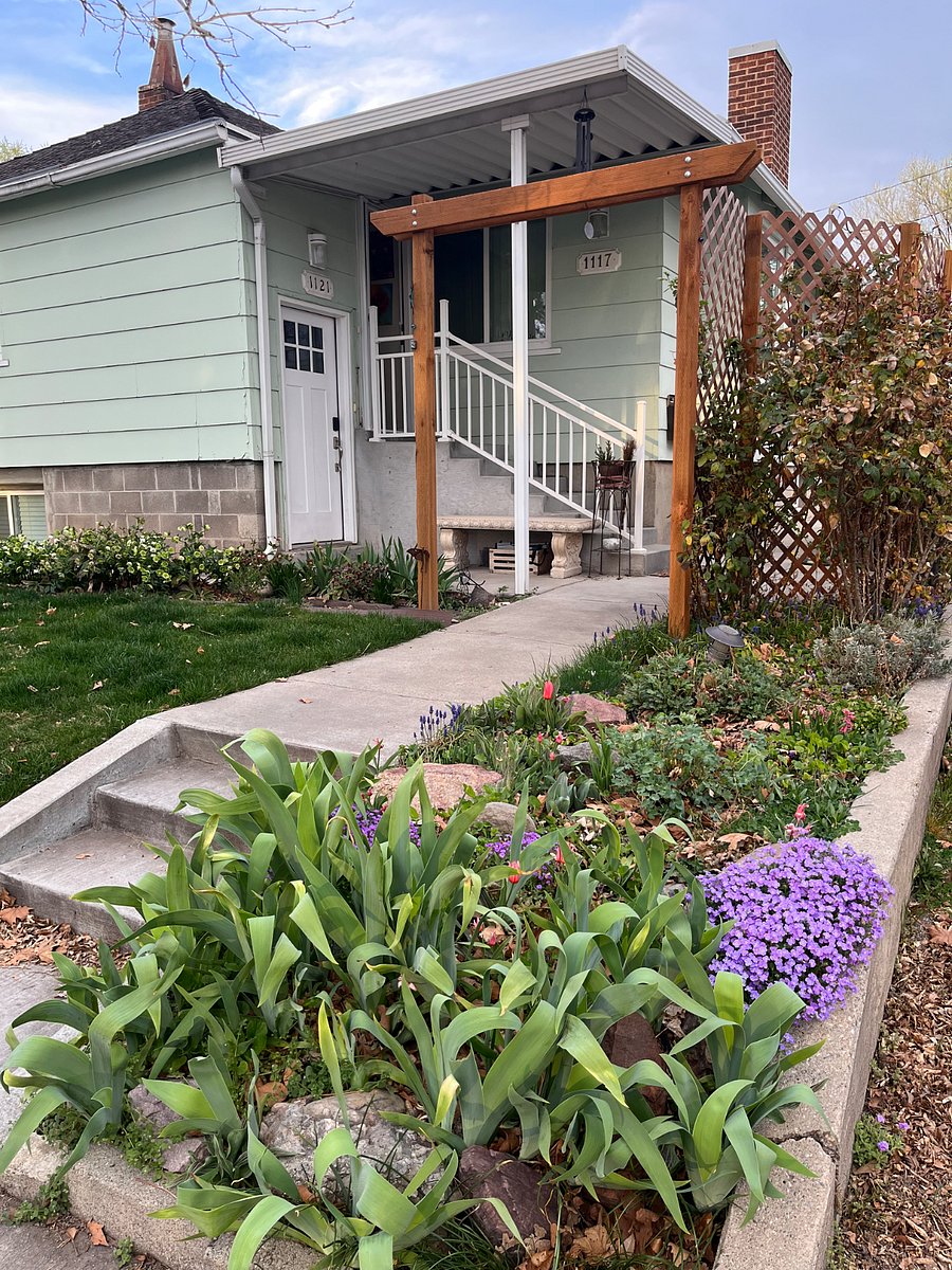 Front of the house and entrance