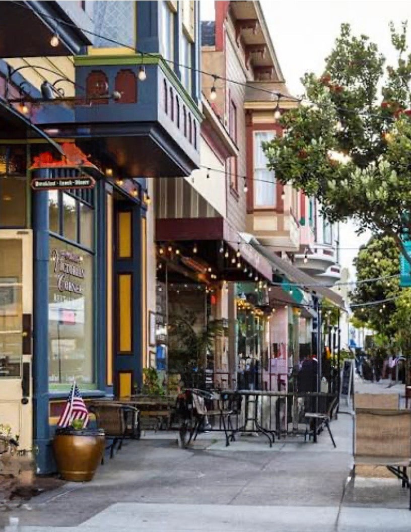 Shops and Restaurants!
