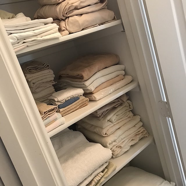 large selection of linens and towels and pillows.  Extra blankets also available