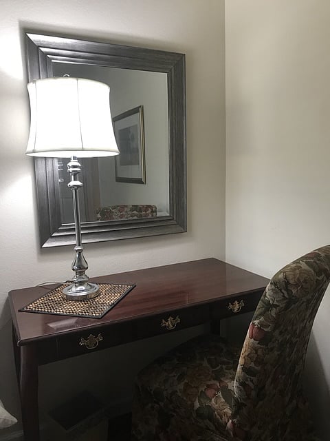 2nd laptop desk in Master area for privacy.