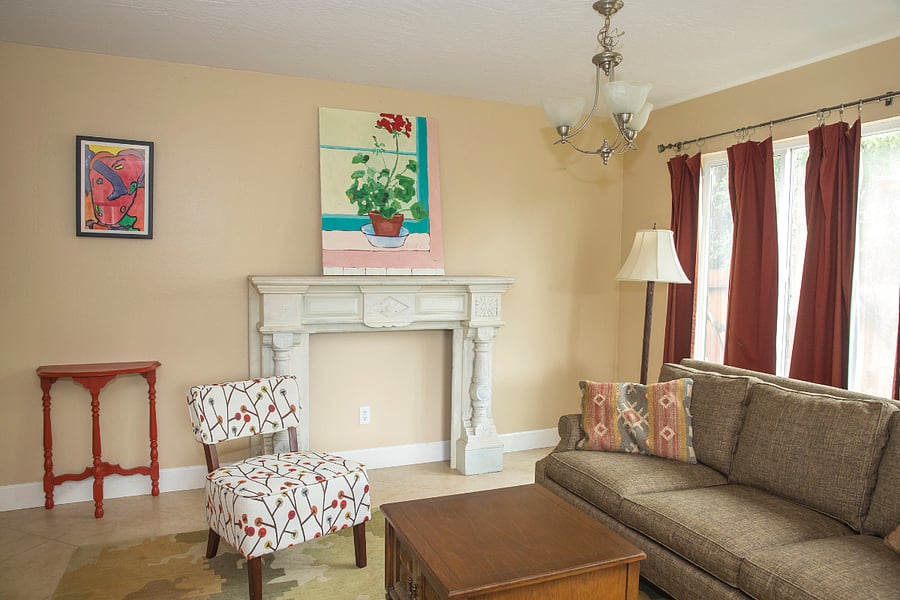 TV area.