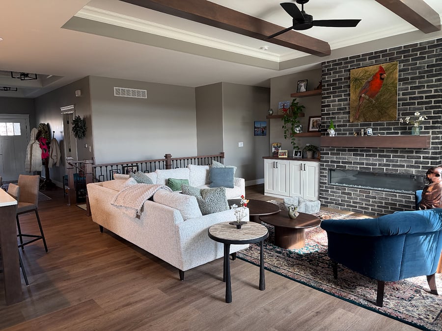 Upstairs living room