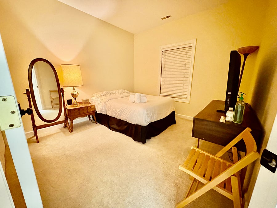 Bedroom 1 with full bed