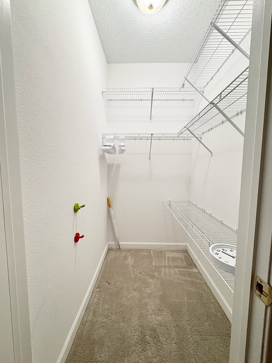 Bedroom 2 walk-in closet.
