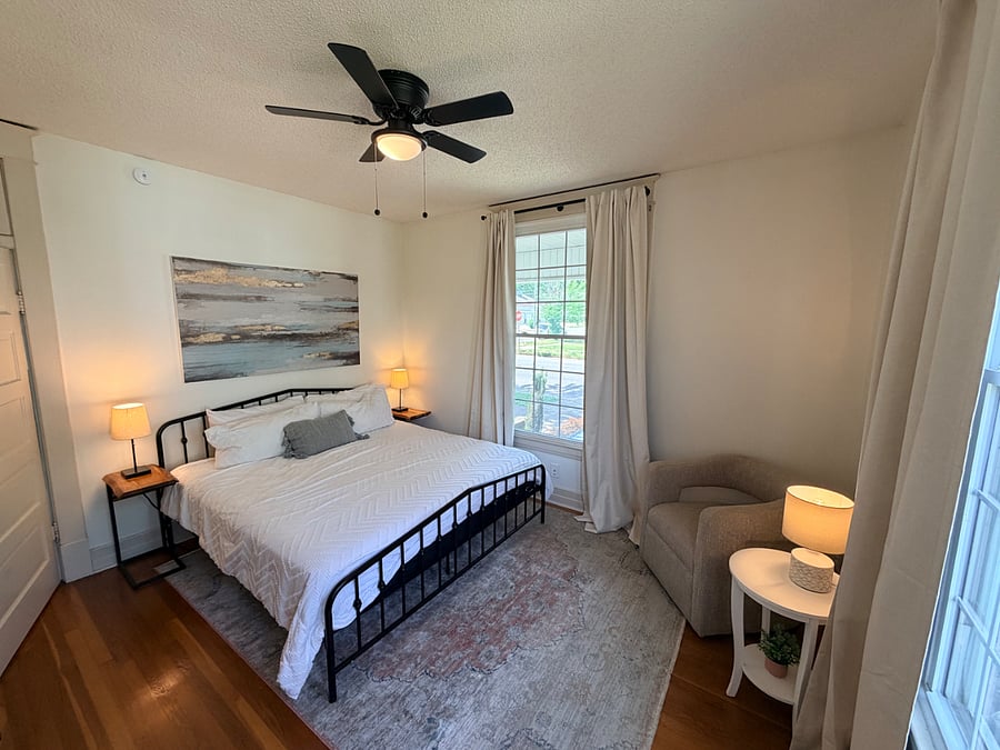 Bedroom 1 with a king bed