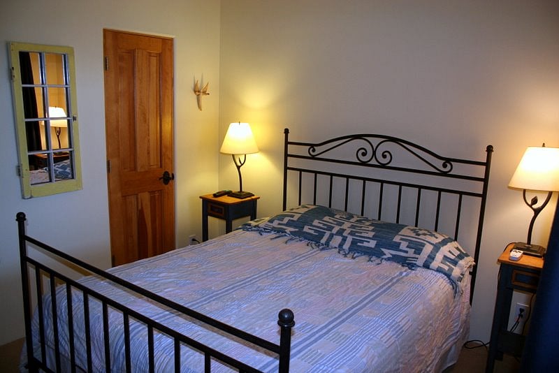 Downstairs Bedroom with private bath and walk-in closet