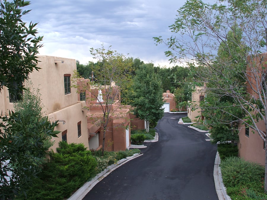 View from the outdoor dining portal