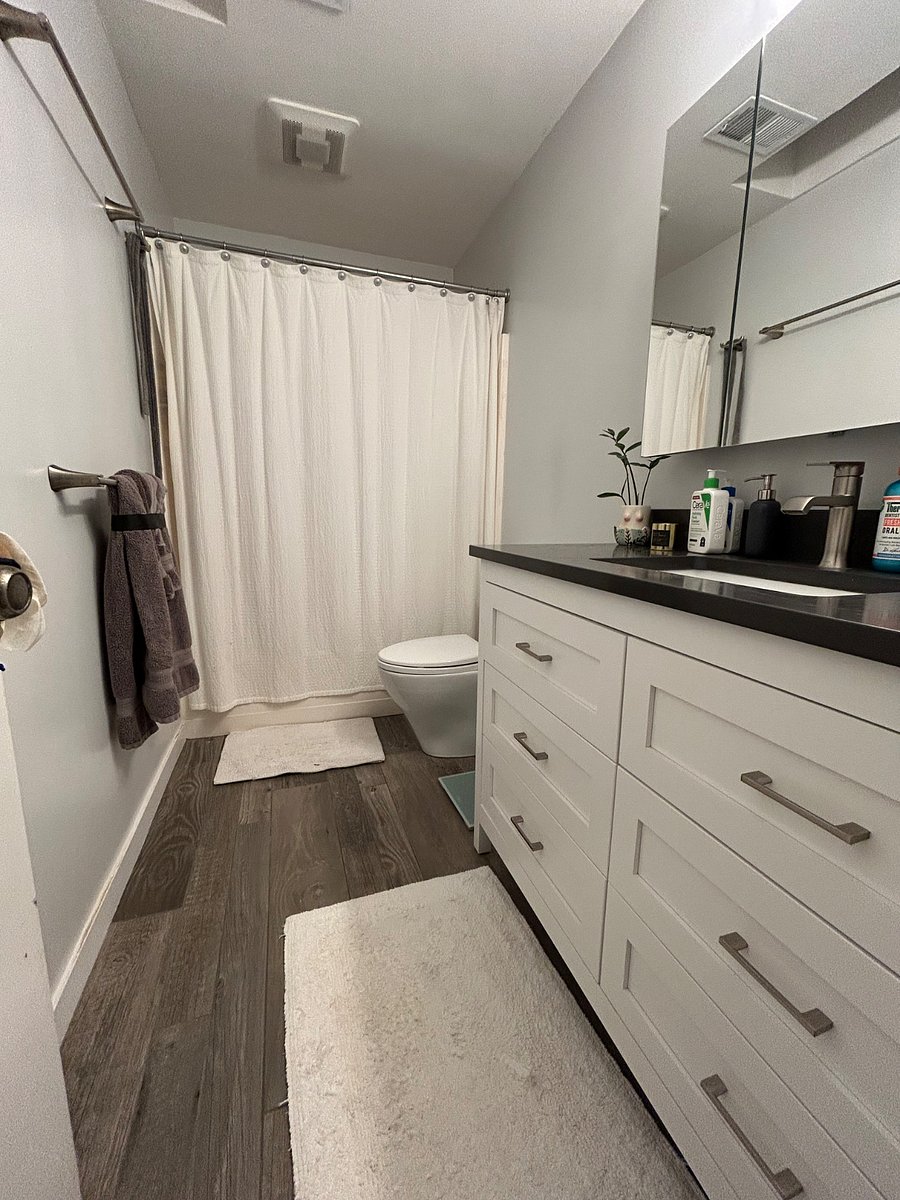 Shared hall bath