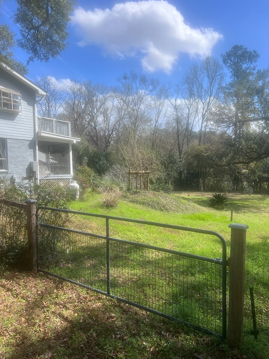 Gated back yard