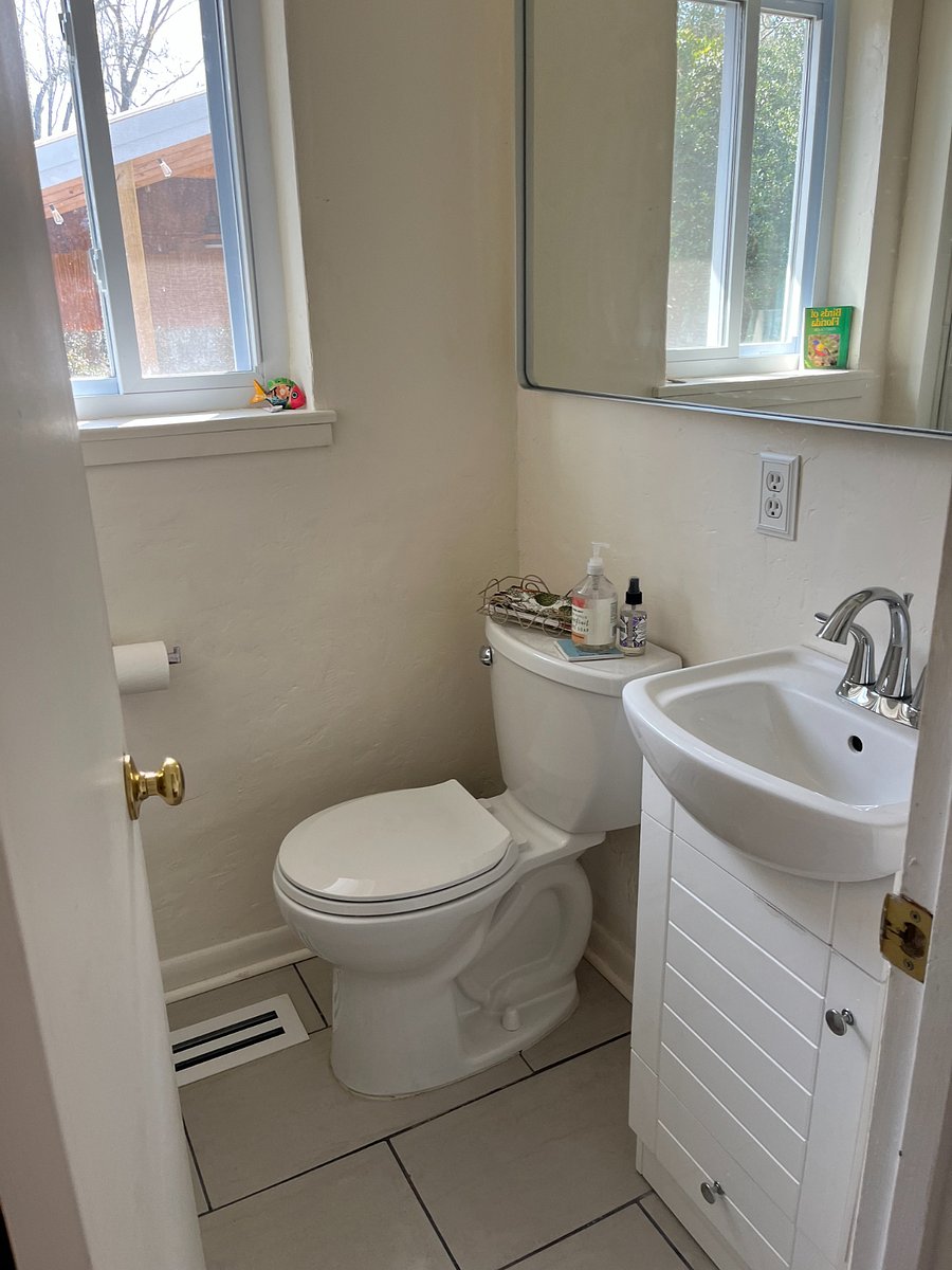 Downstairs half bath