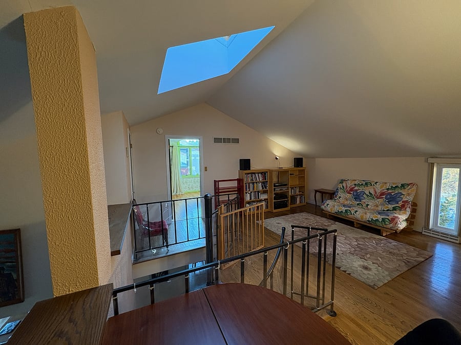 Upstairs loft area