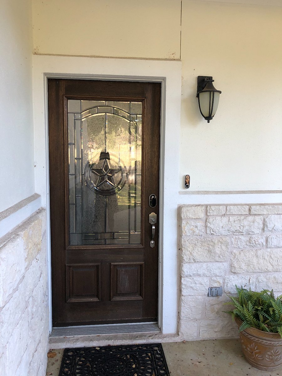 Front door to the house