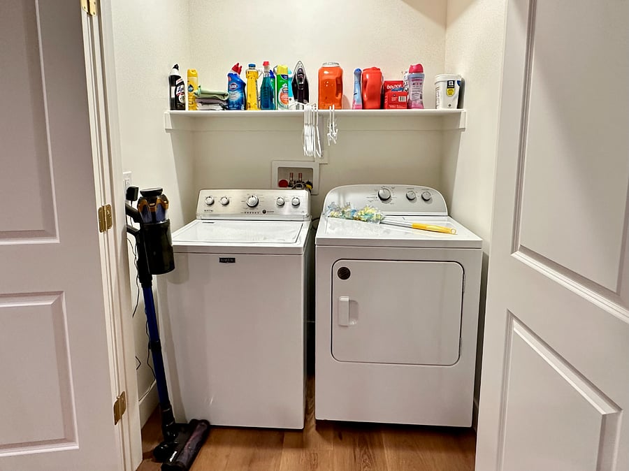 Full washer and dryer