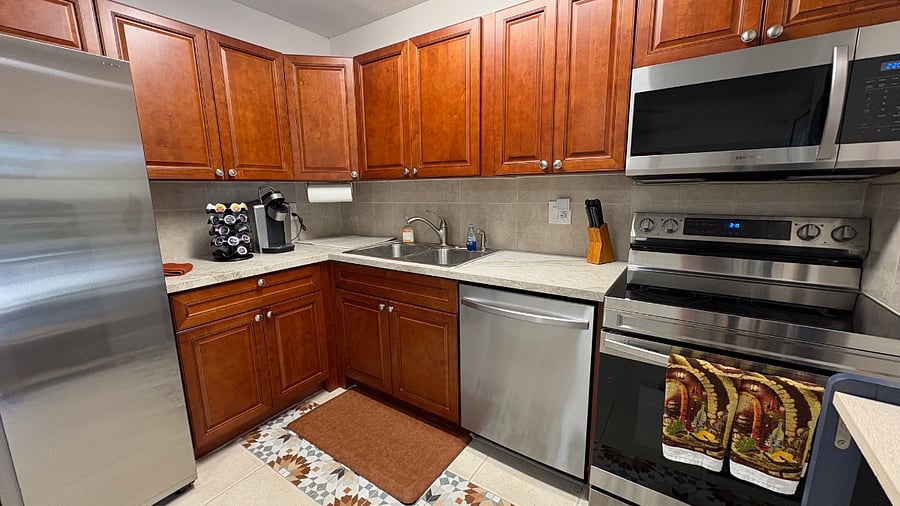 Brand new appliances and counter top