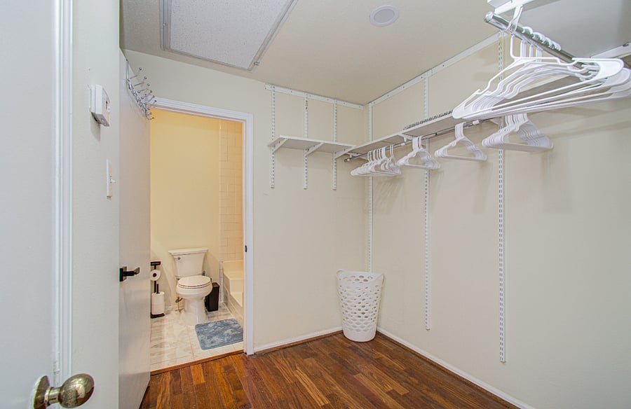 Spacious closet