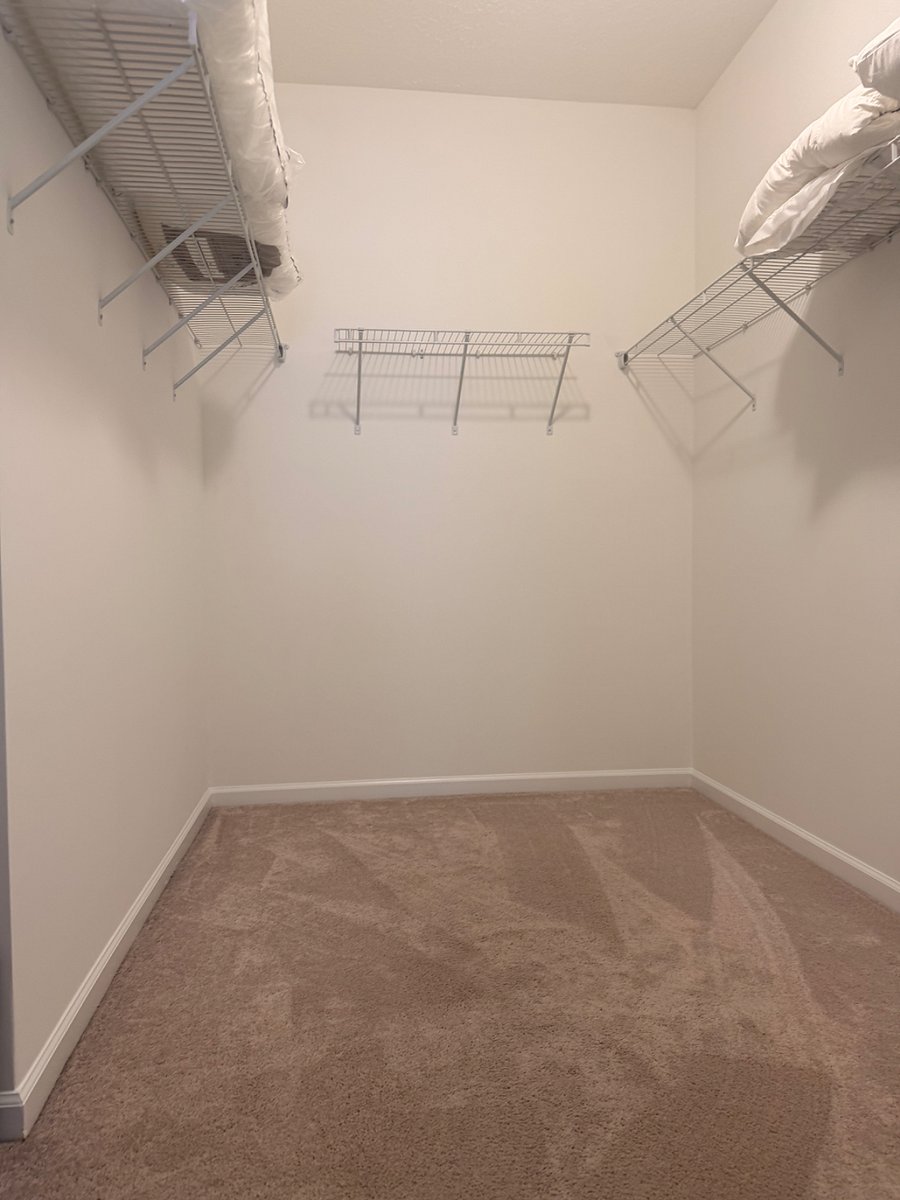 Master bedroom walk-in closet