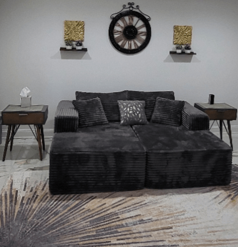 Do you need additional bedding? You can rearrange the Modular Sofa for sleep.