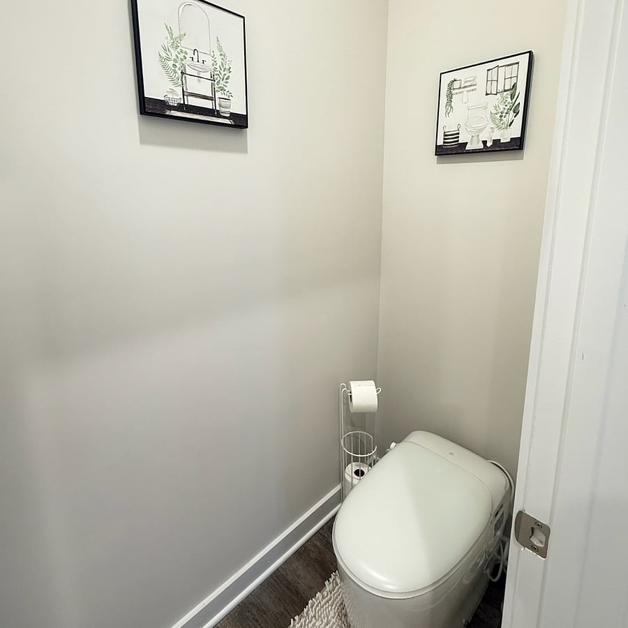 Private bathroom features include a smart toilet!