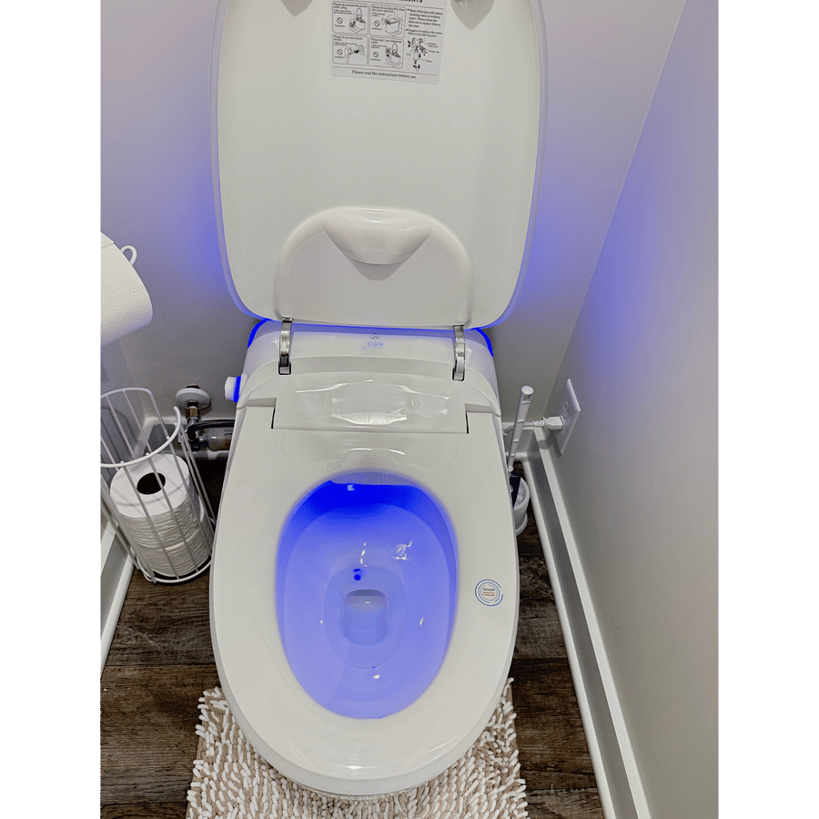 Private bathroom features include a smart toilet!